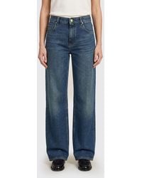 Brunello Cucinelli - Cotton Denim Straight Jeans - Lyst