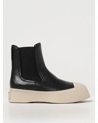 Marni - Flat Ankle Boots - Lyst