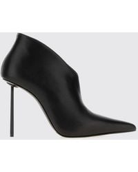 Le Silla - Futura Leather Ankle Boots With 12 Cm Stiletto Heel - Lyst
