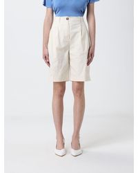 MEIMEIJ - Stretch Cotton Shorts - Lyst