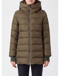 Herno - A-Shape Short Water-Repellent Nylon Down Jacket With Hood - Lyst