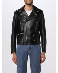 Saint Laurent - Giacca Biker - Lyst