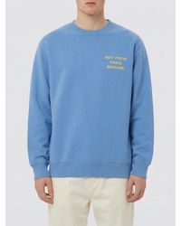 Drole de Monsieur - Cotton Crewneck Sweatshirt With Slogan - Lyst