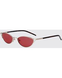 McQueen - Am0563S Acetate And Metal Sunglasses - Lyst