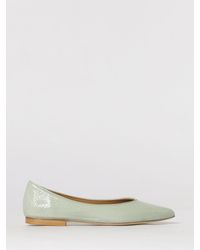 Anna F. - Leather Ballerina Flats - Lyst