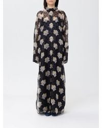 Fendi - Silk Shirtdress With Floral Print - Lyst