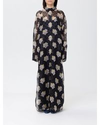 Fendi - Silk Shirtdress With Floral Print - Lyst