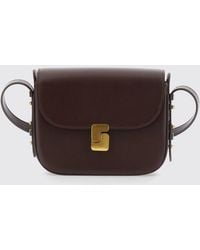 Soeur - Bellissima Smooth Leather Mini Crossbody Bag With Buckle - Lyst