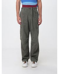 Fendi - Wide-Leg Cotton Cargo Trousers With Waist Belt - Lyst