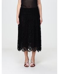 Fendi - High-Waisted Floral Lace Midi Pencil Skirt - Lyst