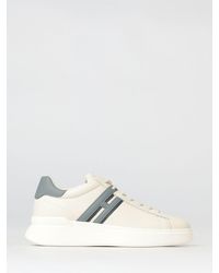 Hogan - H580 Hammered Leather Sneakers - Lyst