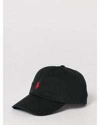 Polo Ralph Lauren - Cotton Hat With Embroidered Logo - Lyst