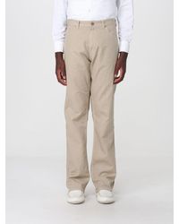 Aspesi - High-Waisted Straight-Leg 5-Pocket Cotton Denim Jeans - Lyst