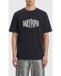Daily Paper - Cotton Crew Neck Pullover With Logo - Lyst