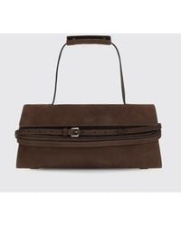 Moschino - Tie Me Suede Bag - Lyst