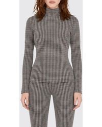 Patrizia Pepe - Houndstooth Print Slim Fit Turtleneck - Lyst