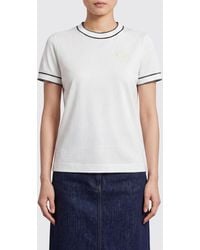 Brunello Cucinelli - Crew-Neck Cotton T-Shirt With Contrast Trims - Lyst