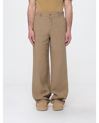Barena - Wide Leg Linen Trousers - Lyst