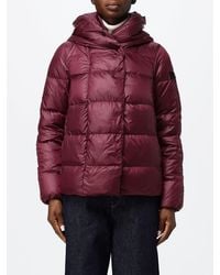 Peuterey - Short Quilted Nylon Puffer Jacket With A Hood And Water-Repellent Finish - Lyst