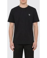 Maison Kitsuné - Maison Kitsun&Eacute Organic Cotton T-Shirt With Logo - Lyst