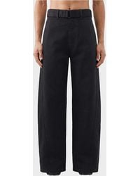 Lemaire - Cotton And Linen Trousers - Lyst