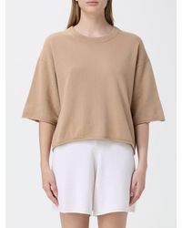 Allude - Jersey De Cachemira Con Cuello Redondo - Lyst