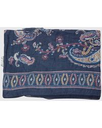 Etro - Modal Scarf With Paisley Jacquard - Lyst