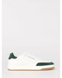 Saint Laurent - Sl/61 Leather And Mesh Sneakers - Lyst