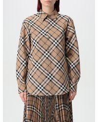 Burberry - Hemdbluse Damen - Lyst