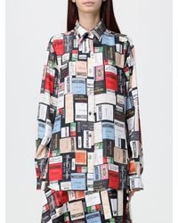 Moschino - Relaxed Fit Graphic Print Shirt - Lyst