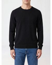 Kangra - Long-Sleeved Pure Cotton Crewneck Sweater - Lyst