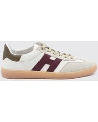 Hogan - Cool Leather And Suede Sneakers With Side H Logo - Lyst