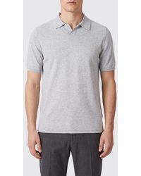 Kangra - Short-Sleeved Polo Shirt Knitted - Lyst