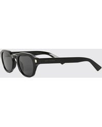 Saint Laurent - Rounded Cat-Eye Acetate Sunglasses - Lyst
