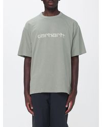 Carhartt - Printed Logo Organic Cotton Crewneck T-Shirt - Lyst