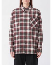 MM6 by Maison Margiela - Check Cotton Shirt With Patch Pocket - Lyst