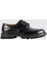 Church's - Brushed Calfskin Leather Brogue Derby Shoes With Notched Sole - Lyst