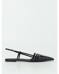 Dolce & Gabbana - Leather Slingback Flat - Lyst