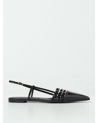 Dolce & Gabbana - Leather Slingback Flat - Lyst