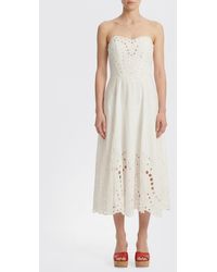 Charo Ruiz - Ibiza Sangallo Blend Midi Dress - Lyst