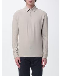 Zanone - Cotton Polo Shirt - Lyst
