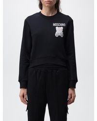 Moschino - Jersey Sweatshirt With Logo - Lyst