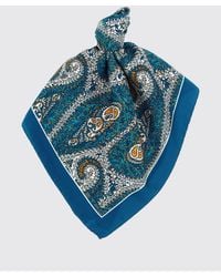 Etro - Paisley Print Silk Scarf - Lyst