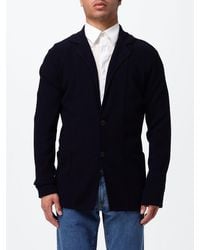 Giorgio Armani - Single-Breasted Virgin Wool Blazer With Patch Pockets - Lyst