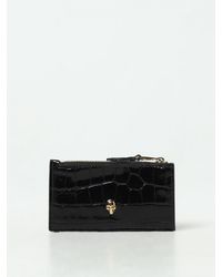 McQueen - PORTAFOGLIO CON SKULL E STAMPA COCCO - Lyst