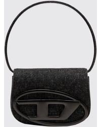 DIESEL - 1Dr Denim Shoulder Bag - Lyst