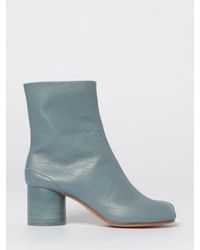 Maison Margiela - Tabi Leather Ankle Boots - Lyst