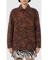 Max Mara - Printed Cotton And Linen Shirt - Lyst