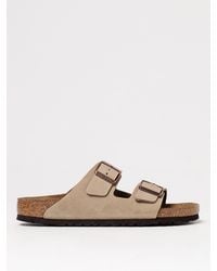 Birkenstock - Arizona Suede Sandals - Lyst