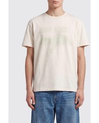 Maison Margiela - Graphic Logo Print Cotton Crewneck T-Shirt - Lyst